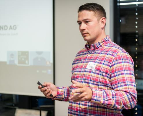 Daniel Dischreit von HotelFriend auf der Travel Start-up Night München