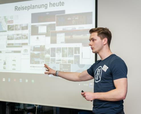 Patrick Häde von Mapify auf der Travel Start-up Night München