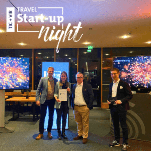 Gewinnerin der TIC & VIR Travel Start-up Night in Stuttgart 2024