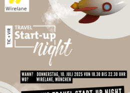 Beitragsbild TIC & VIR Travel Start-up Night 2025 in München