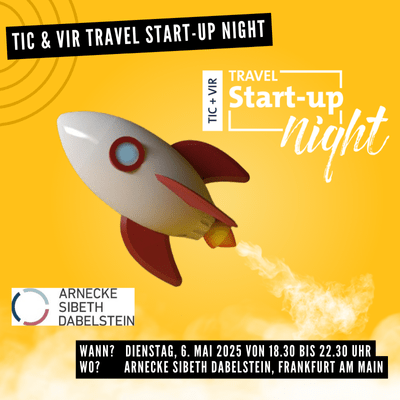 Beitragsbild TIC & VIR Travel Start-up Night 2025 Frankfurt am Main