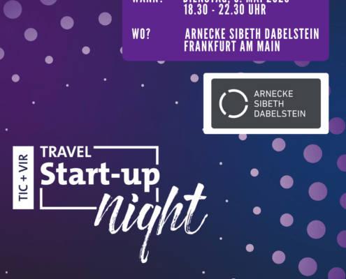 TIC &amp; VIR Travel Startup Night 2026 Frankfurt