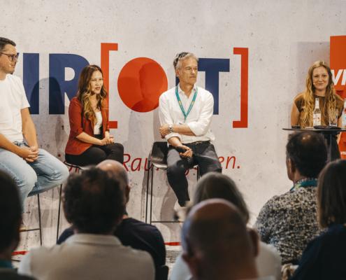 Paneldiskussion der Travel Start-ups mit Michael Menzel, Stefan Hechberger und Lam Tuyen Mildenstrey