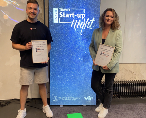 Die Gewinner der Start-up Night Berlin spotAR & TripLeap
