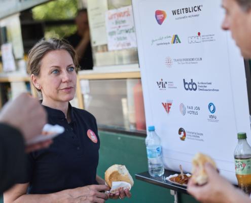 Alexandra Wolframm beim "Meet & Eat"