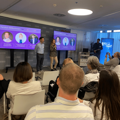 Begrüßung TIC & VIR Start-up Night Wien durch TIC, TIC AT & VIR