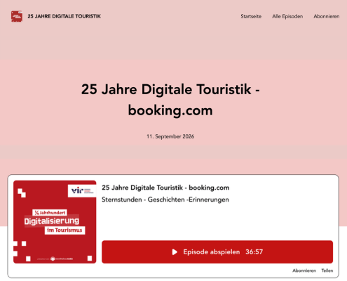 25 Jahre Digitale Touristik Podcast booking