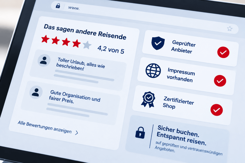 Sicher Online Buchen VIR Empfehlungen sicher online Buchen